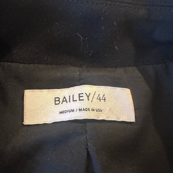 Bailey 44 black double breasted knit  jacket M - Picture 5 of 8